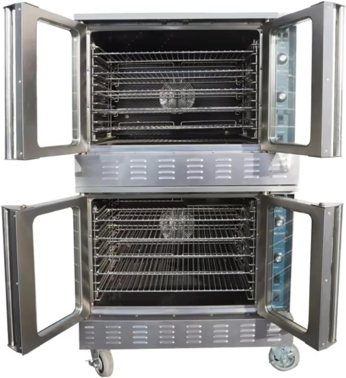 Commercial Countertop Convection Oven, Bakery Baking Oven, 100°C-280°C Temperature Control, Space-Saving Design, Perfect for Coffee Shops Home Bakeries Small Cafes Snack Bars