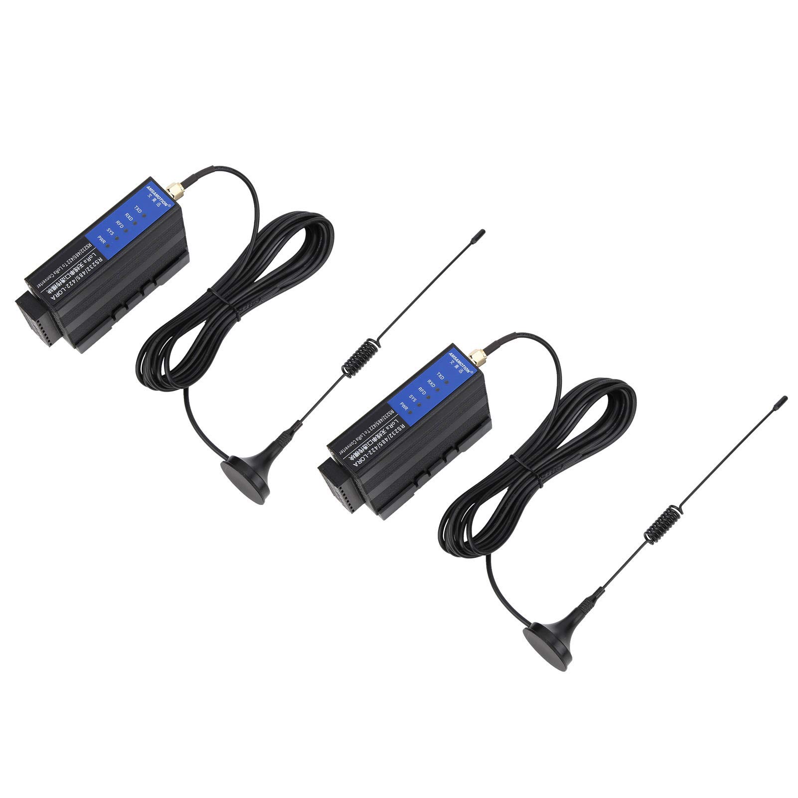 ViaGasaFamido 2Pcs Wireless Transceiver Module, RF Transceiver Module, RS232/485/422-LORA DC12-36V Remote Transmission Radio Transceiver Module-picture-24