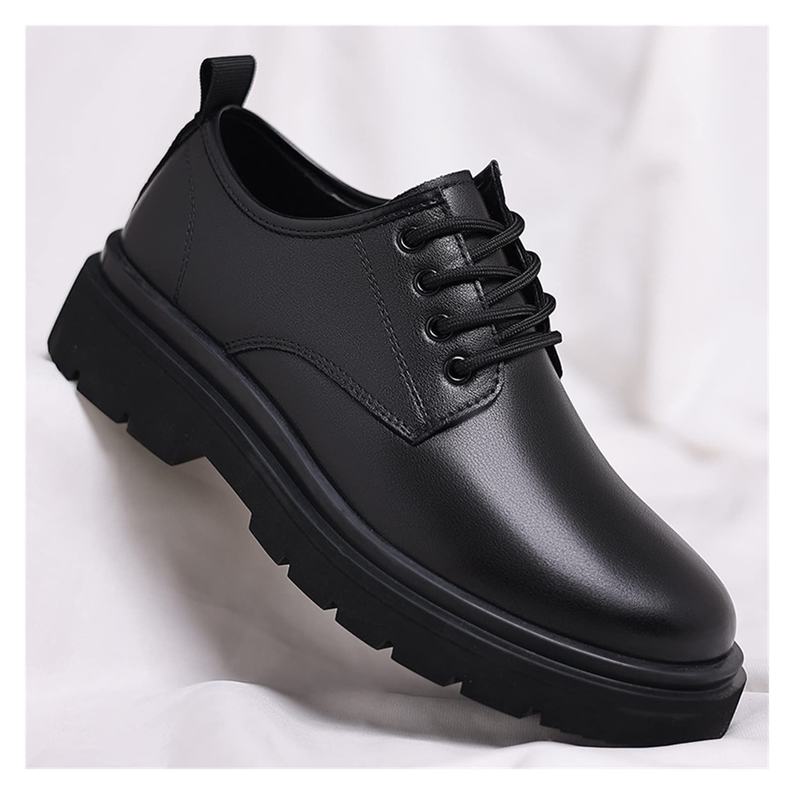 靴 HOMME PLUS laether shoes DESAI Men's Dress Shoes with Genuine Leather in Classic