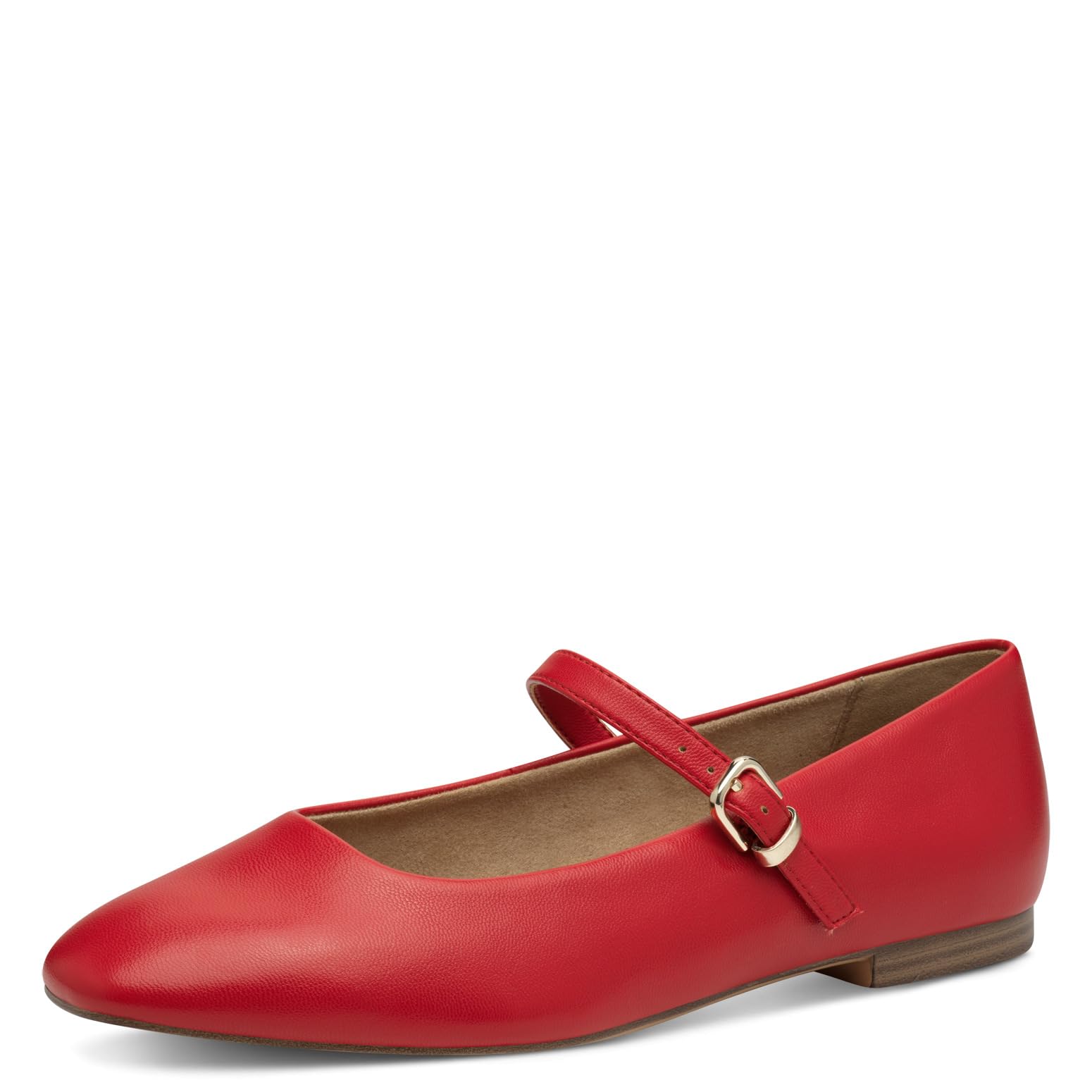 Tamaris Ballerina Women's Vegan Elegant, red, 5 UK