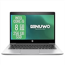 HP Elitebook Laptop Computer Business, Pc Portatile Notebook Intel i5 8th, Ram 8 Gb, SSD 256 Gb, Display da 13.3″, Wifi, Windows 11 Pro + Libre Office (Ricondizionato)