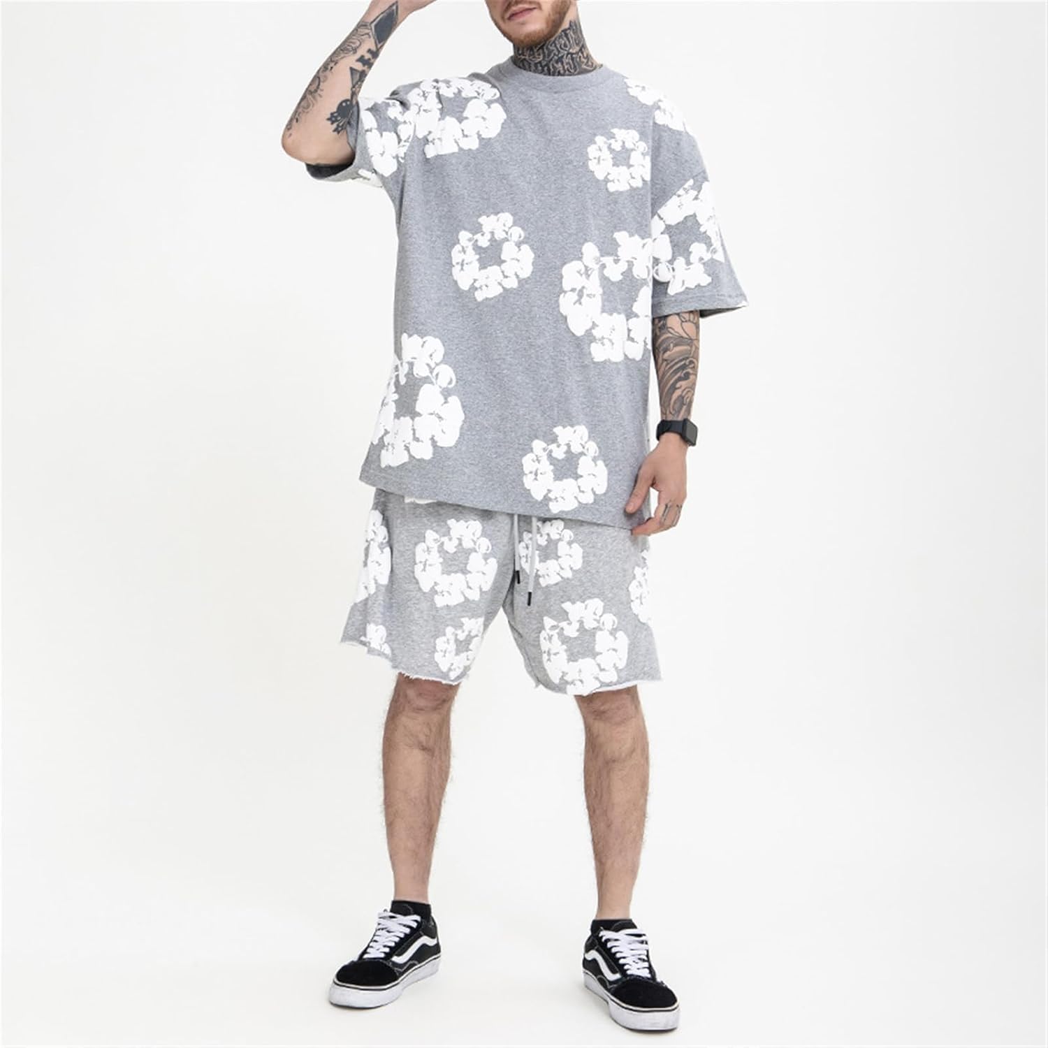 最安値【正規品】Denim Tears パーカー　ハーフパンツ　セットアップ 新品未使用】DENIM TEARS パーカーパンツ セットアップ - メルカリ