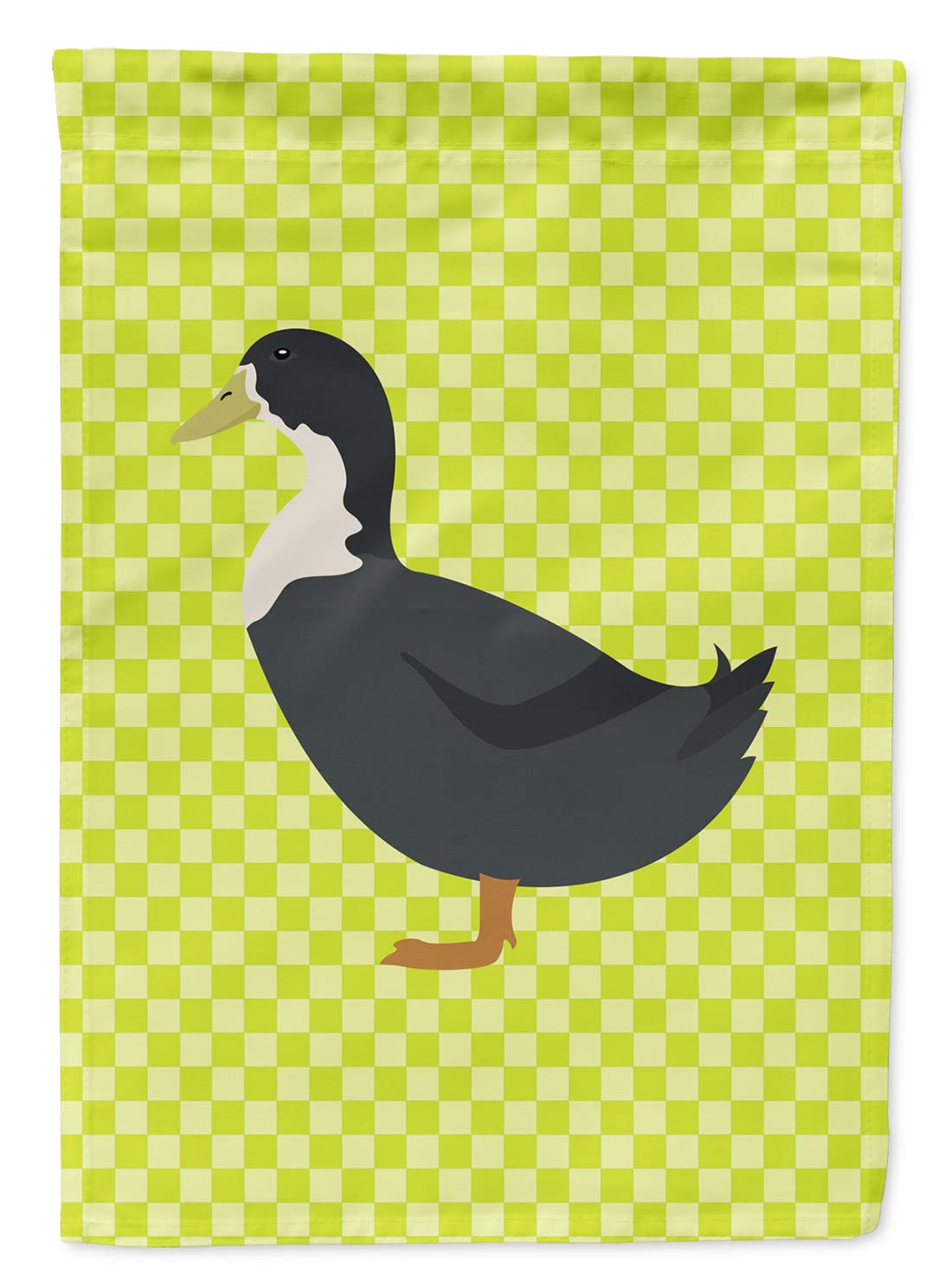 Drapeau de jardin extérieur canard suédois décoration vert bleu multicolore