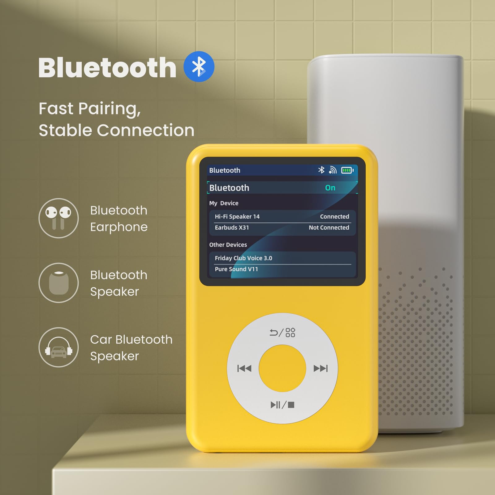 Amazon.com: Mp3 Player with Bluetooth Y1 128G Innioasis Digital