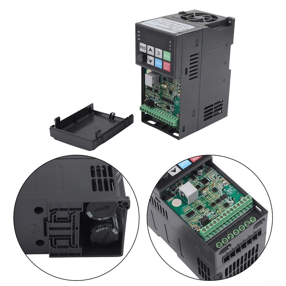 Convertidor de frecuencia 0,4 kW 220 V 1 fase a 3 fases para convertidor de