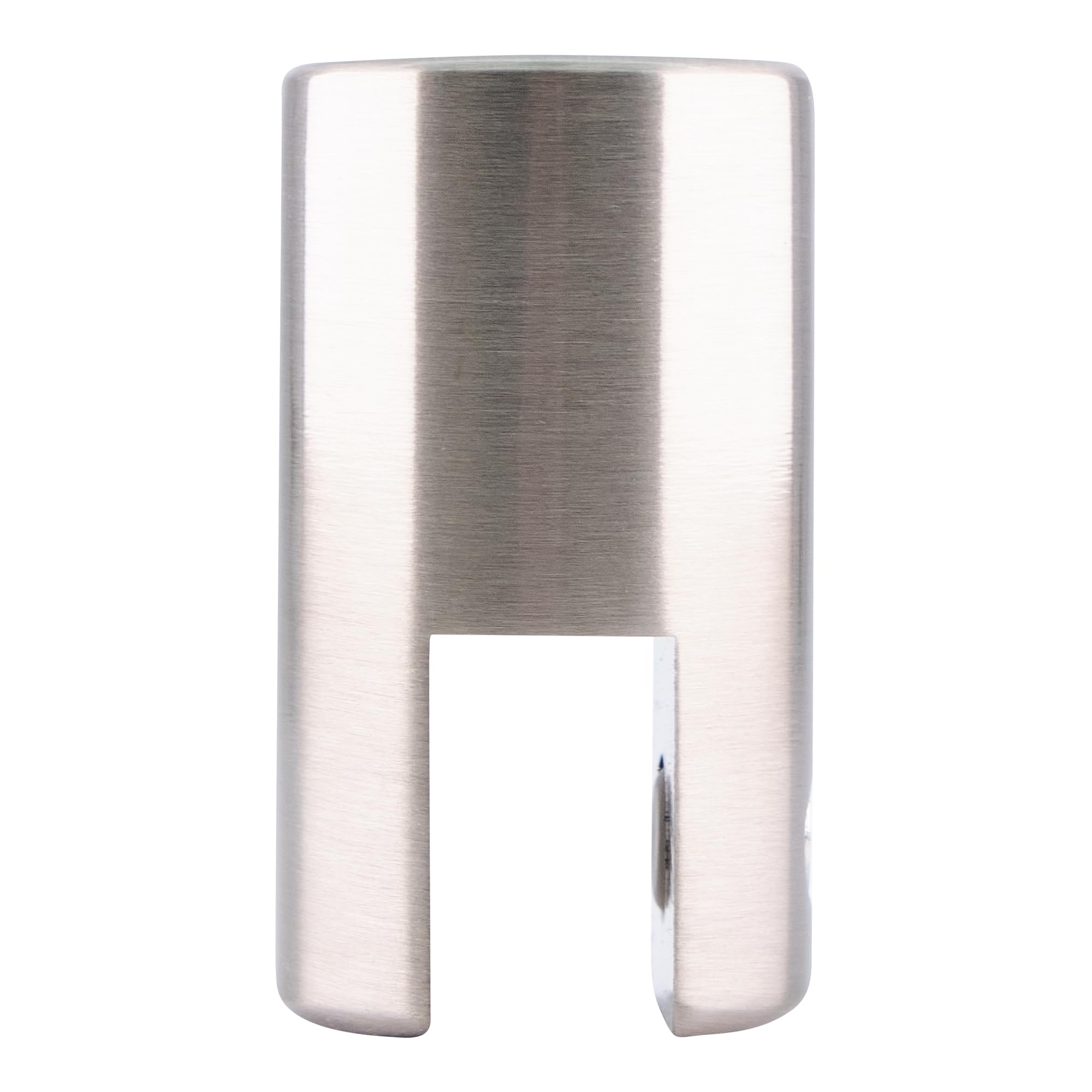 CRL Soporte de barra de soporte de níquel cepillado para vidrio de 3/8" a 1/2" (10-12mm)