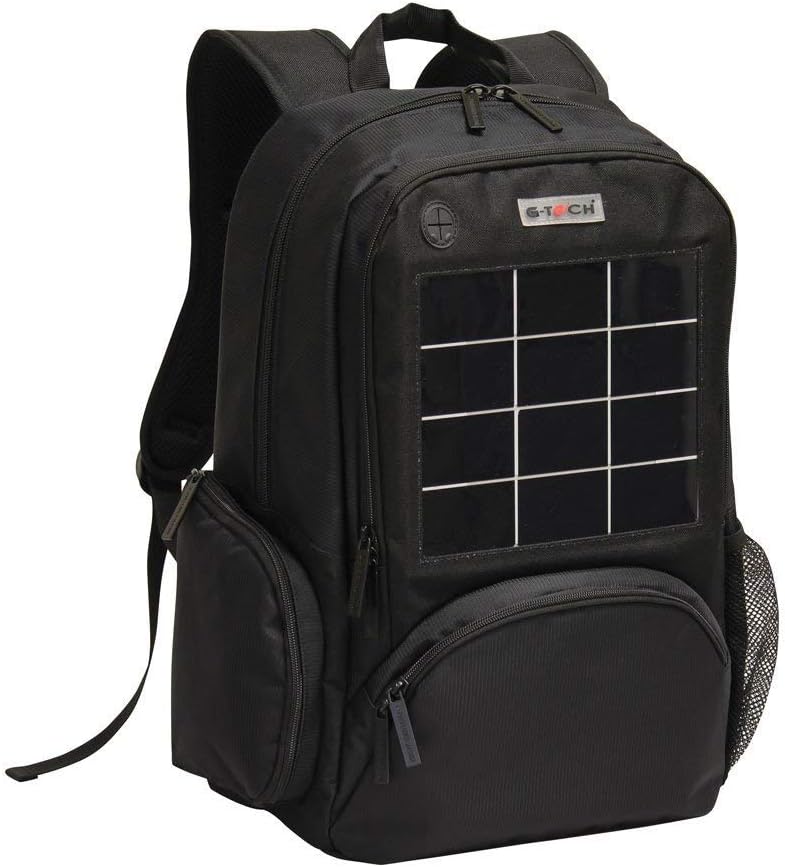 Bellino Preferred Nation Solar Backpack, Black
