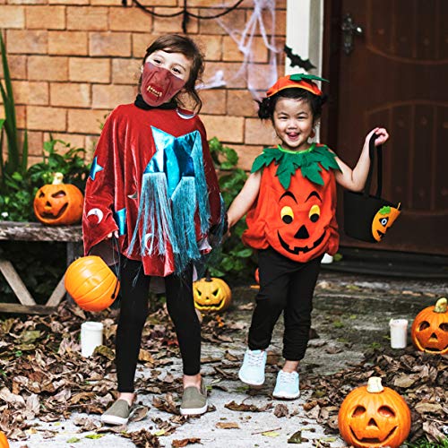 Vosarea 3 PeÃ§as MÃ¡scara Meia Face de Halloween MÃ¡scara de LÃ¡tex de Halloween Assustador MÃ¡scara