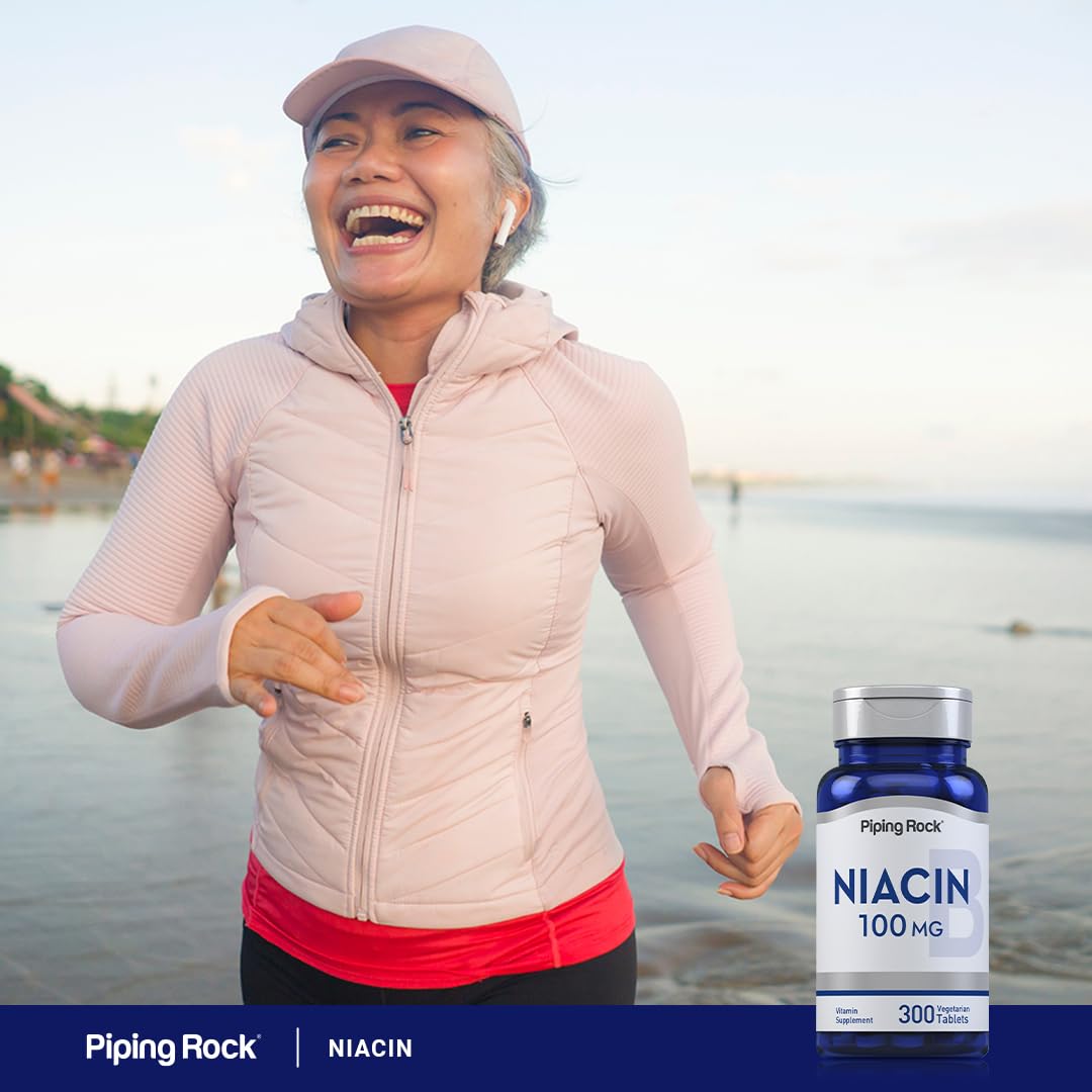 Piping Rock Niacin 100mg | 300 Tablets — Amazon image 6