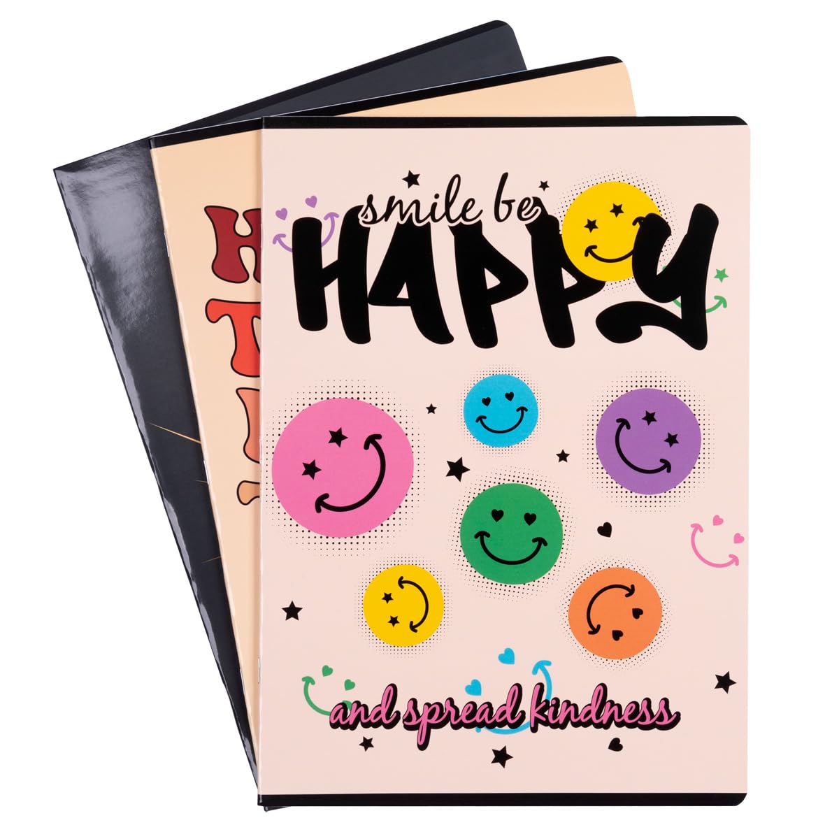 gimboo Exercise Book/Format A4 32/32 Sheets Squared/Mixed Pack of 3-3 Pieces/Pack of Assorted Designs/for Children for School Enrolment for Primary School Students/with Margin/White