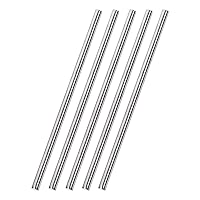 Vista 6 de uxcell Varilla redonda sólida de acero inoxidable 304 de 0.315 in x 7.874 in para manualidades de bricolaje - 5 piezas