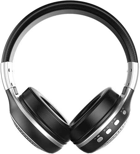 plzlm Bluetooth 4 1 Cuffie Stereo Senza Fili con Microfono Cuffie Micro-SD Slot per Scheda Radio Auricolare