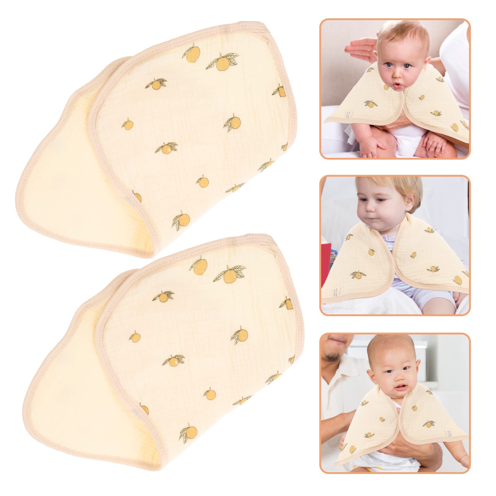 Toyvian 6stücke Baumwoll-spucktücher Für Mädchen Ultraweiche Und Saugfähige Drool-tücher Praktische Schulterschutzpads Für Kleinkinder Und Neugeborene Und Wiederverwendbar