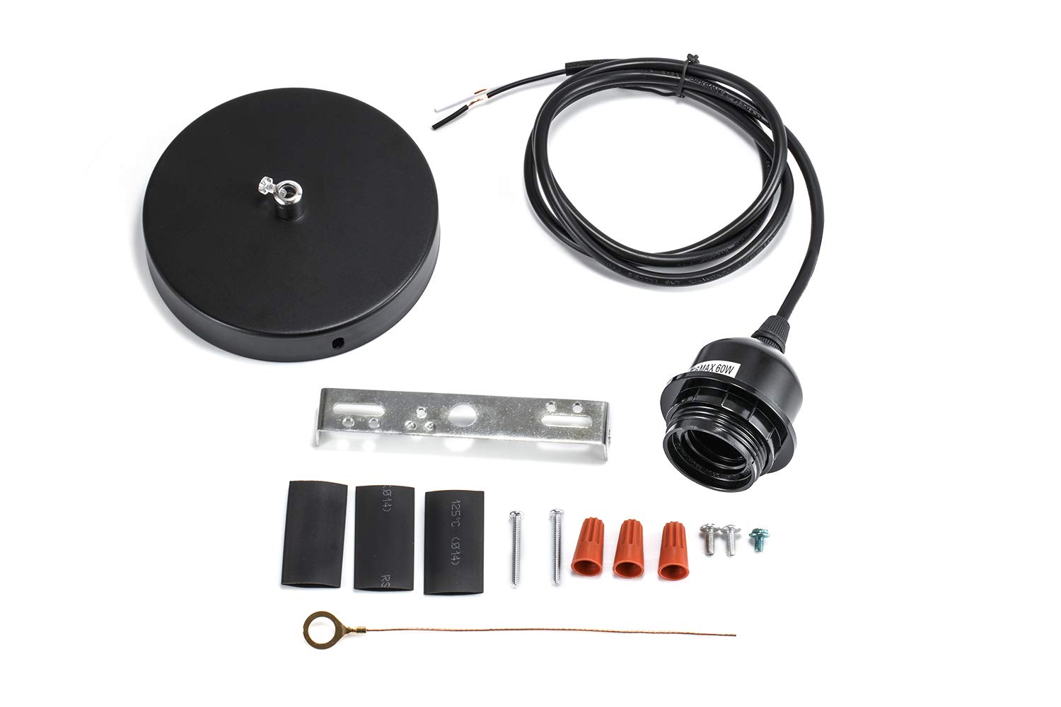 Elibbren Industrial Mini Pendant Light Kit E26 E27 Base