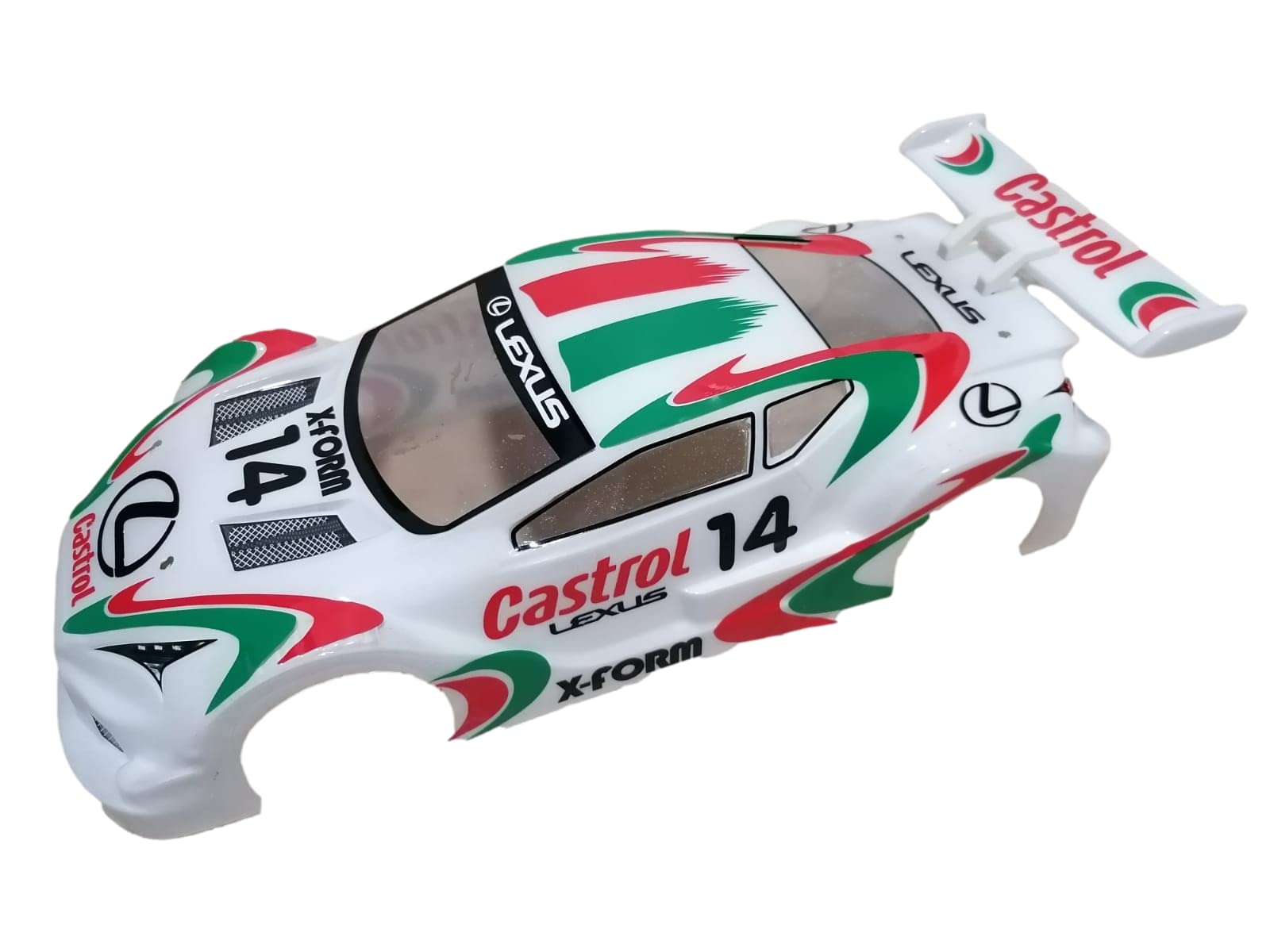Agendepoint.it - Carrozzeria Dtm In Lexan Trasparente 1/10 Completa Non Verniciata Passo 190 Con Adesivi E Supporti Alettone