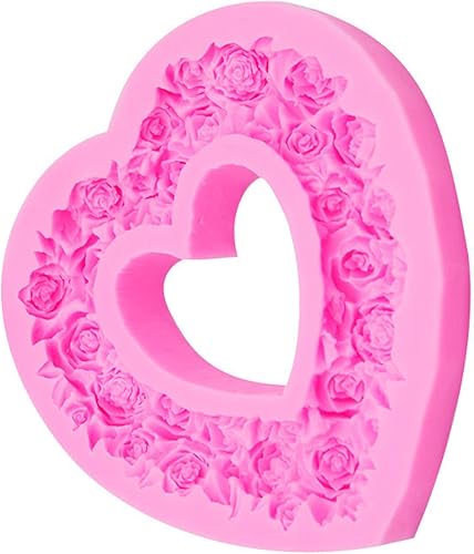 Miniatura 5 de Fondant Molds Rose Garland Cake Mold Fondant Chocolate Mold Drop Gum Clay Decoration