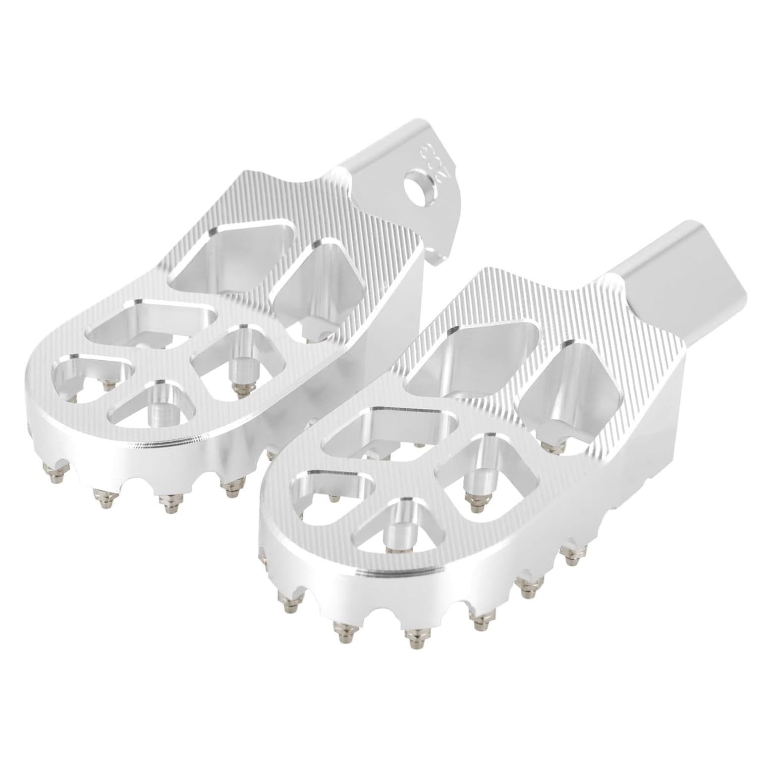 Motorrad Fußrasten, für Derbi Senda DRD Racing/Pro R Anti-Rutsch-Textur CNC-Aluminiumlegierung Motorrad-Fußrasten, Fußrasten, Fußstütze Ersatz,D