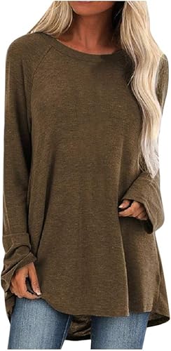 Aniywn Sudadera de talla grande para mujer holgada de manga corta larga delgada sólidaimpresión sin botones 1-negro, 1, gris oscuro, 1-verde,