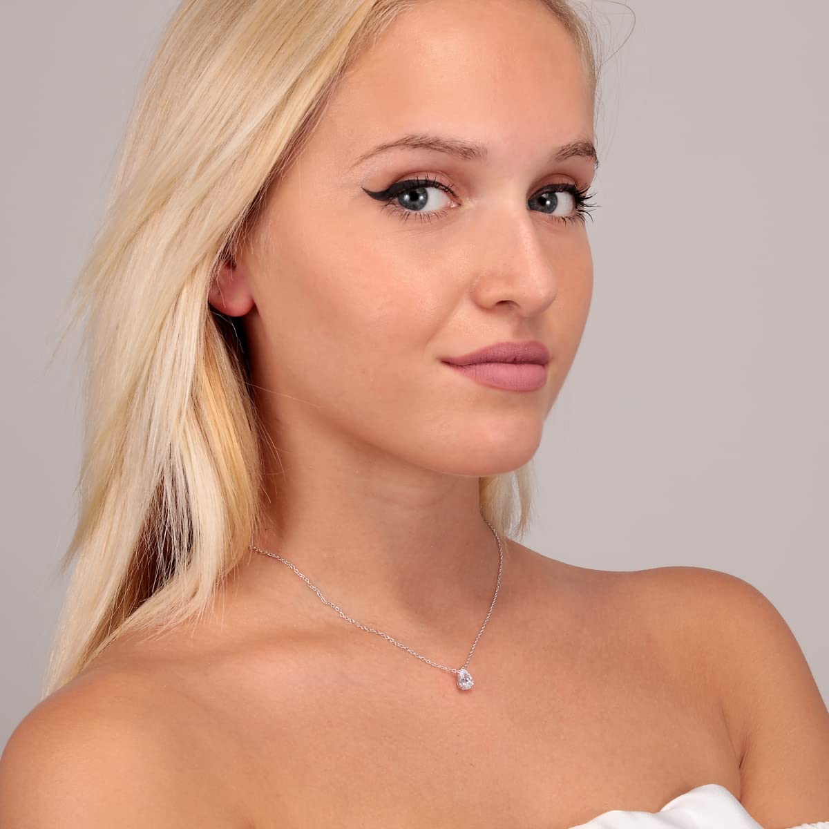 BLUESPIRIT Collana da donna, Collezione Aurora, in Argento 925, Zirconi - P.25U210000100