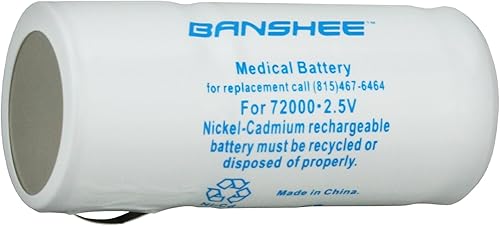 Banshee Nueva batería de mayor capacidad 800mAh 72000 para Welch Allyn 2.5V