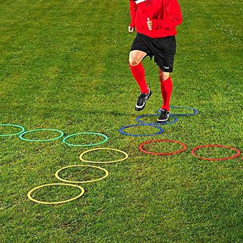 Palos Sports Sports and Agility Flat Hoops - Set of 12-14\", 20\" or 24\" (24 inch)