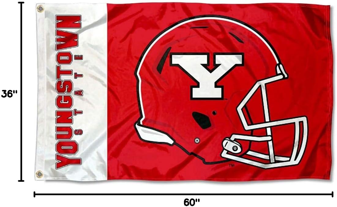 Youngstown State Penguins Football Helmet Flag - Image 8