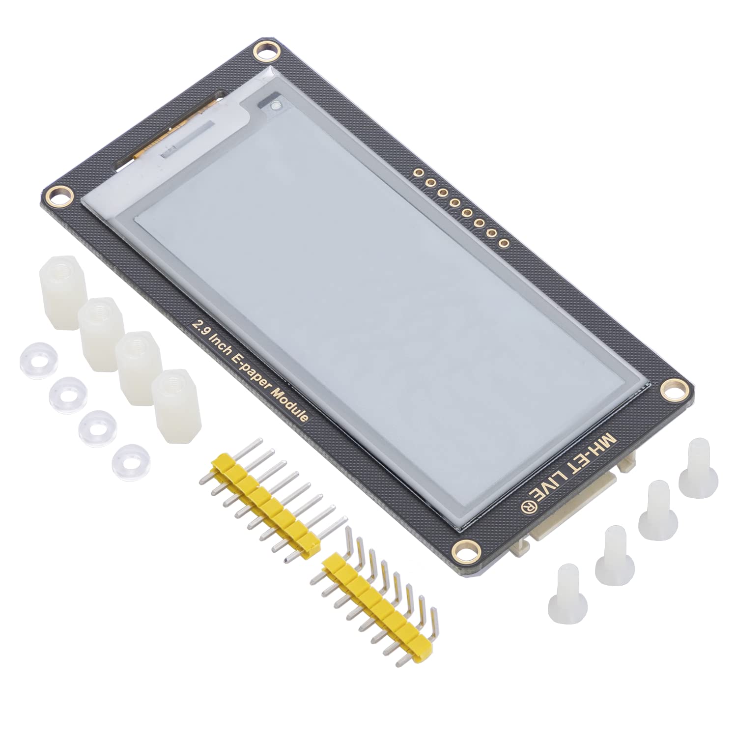 AZDelivery Moduł wyświetlacza EPaper 2,9 cala, moduł wyświetlacza 296 x 128 e-Ink, niskie zużycie energii, obsługa SPI, kompatybilny z płytami kontrolnymi i interfejsem MCU 3,3 V/5 V