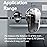 EUDEMON Child Safety Heat-Resistant Oven Door Lock, Oven Front Lock for Kids Easy to Install, Use Adhesive,No Screws or Drill (1 Pack,Clear-Black)(ONLY for Flat Surface)