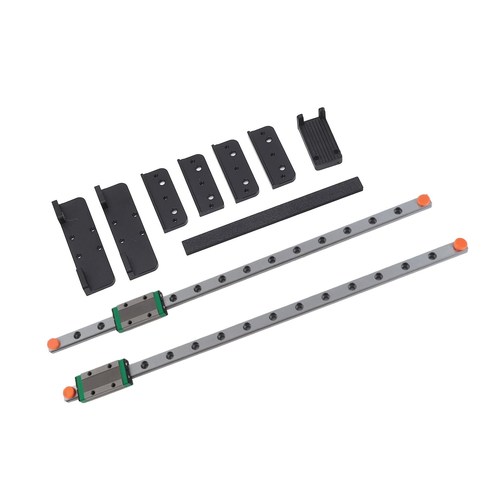 Kit de Rail de Guidage Linéaire Coulissant pour Ender 3, Pro V2, S1 Pro, Rail en Acier chromé à Haute Teneur en Carbone amélioré avec Bloc Coulissant pour 3, 4