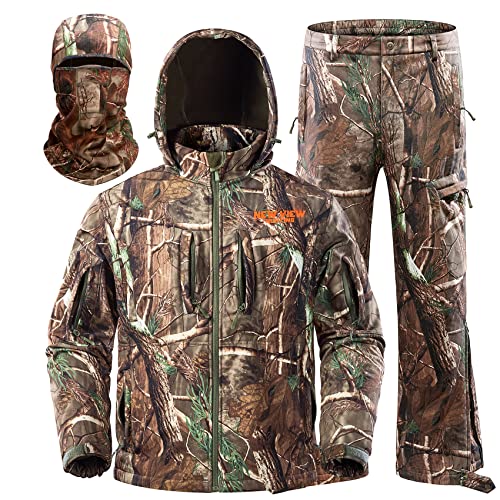 New View Hunting Clothes For Men,Silent Water Resistant Deer Hunting Suit #TOP23