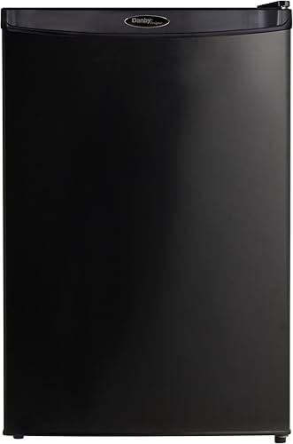 Danby Designer DAR044A4BDD-6 4.4 Cu.Ft. Mini Fridge, Compact Refrigerator for Bedroom, Living Room, Bar, Dorm, Kitchen, Office, E-Star in Black