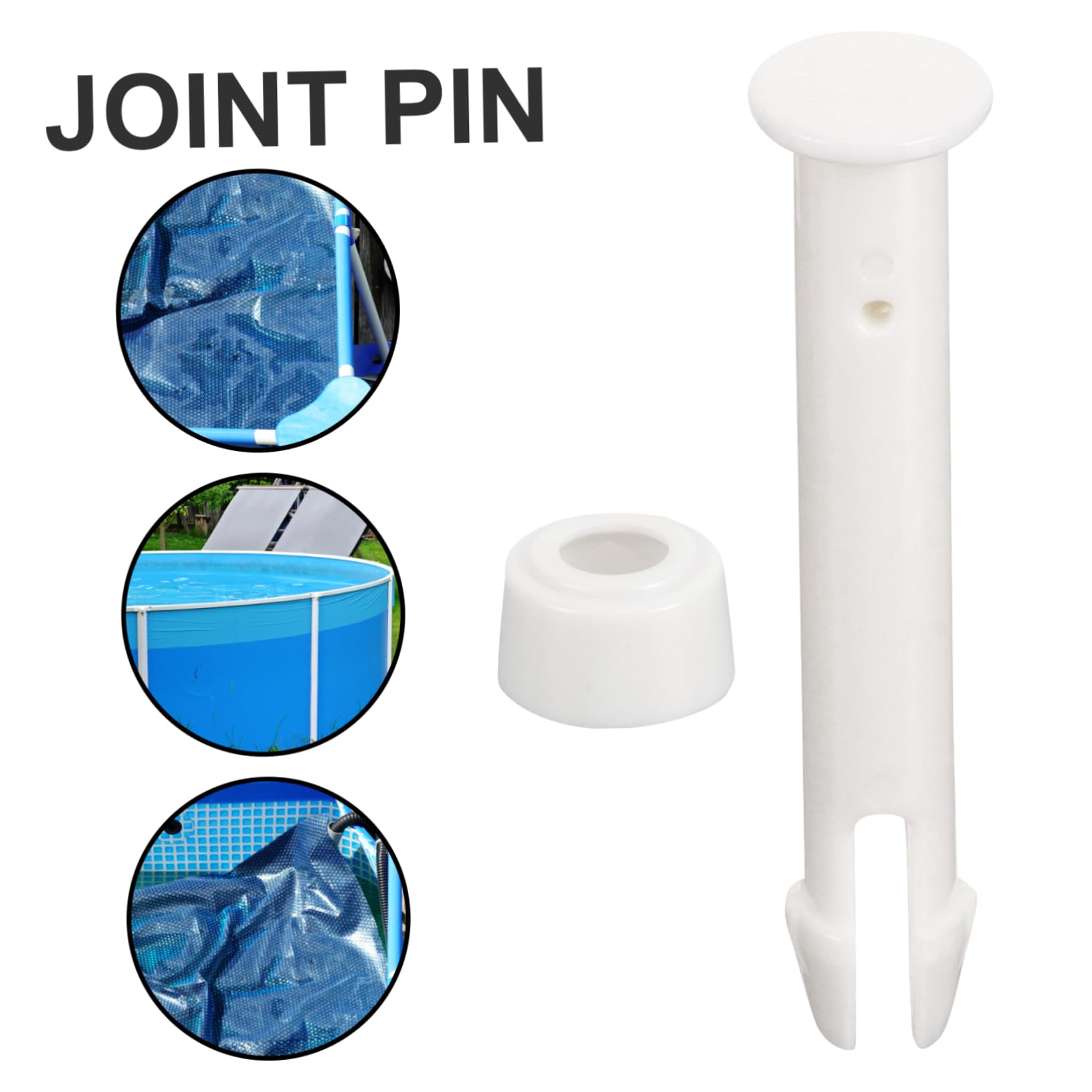 Sosoport 3 Ensembles Piscine Badges Poisson Décorations D'aquarium Réservoir Aquarium Bêta Flotteur De Piscine Épingles Accessoires De Piscine Broches De Connexion Blanche 12 Pièces * 3