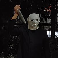 Vista 4 de Michael Myers Horror Mask Halloween Scary Cosplay Latex Mask Costume Props