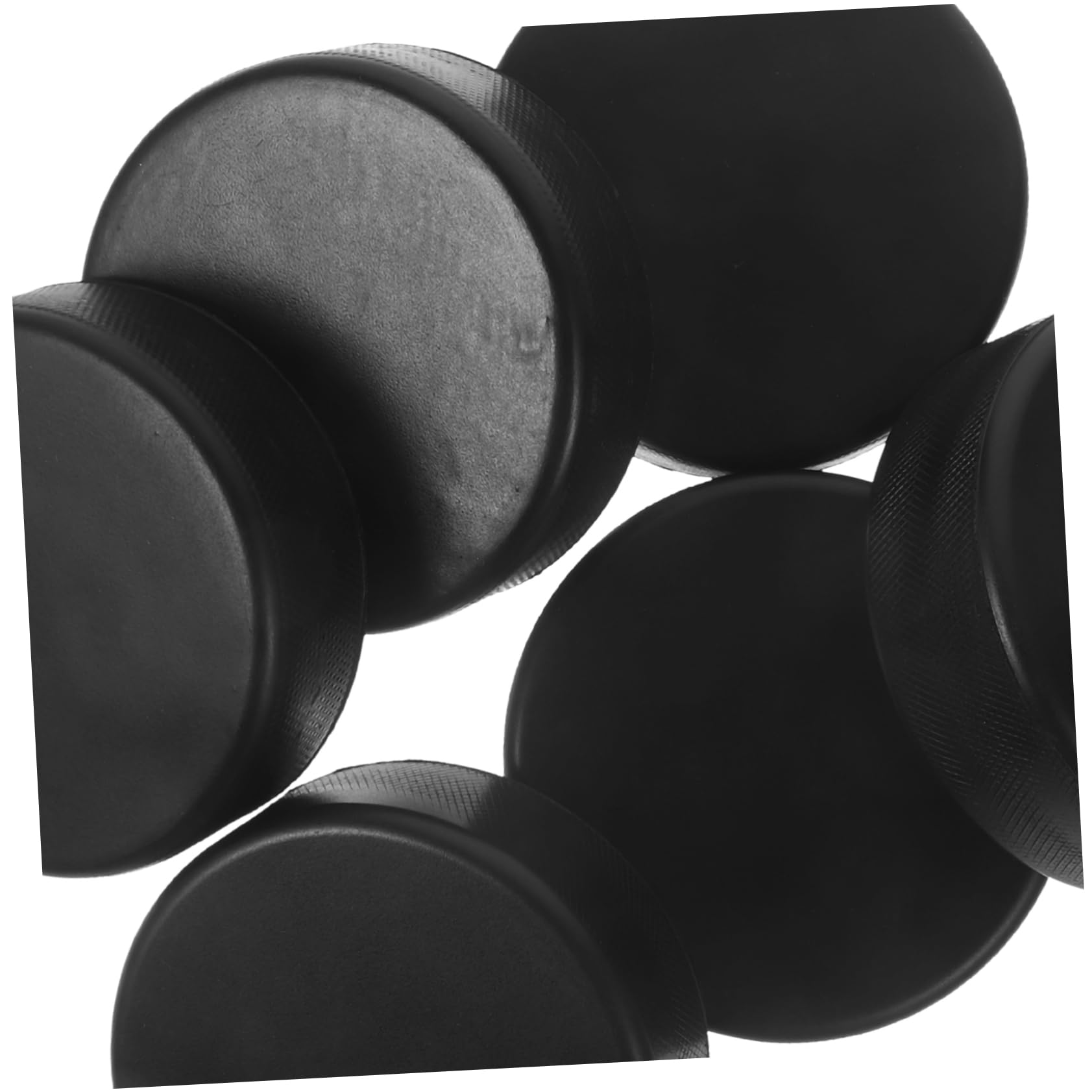Toddmomy Palet Blades Hockey Le Hockey Rondelles De Hockey pour Débutants Rondelles De Hockey sur Air Rondelle De Hockey Réglementaire Officielle Rondelle De Sport PU Black 6pcs * 2