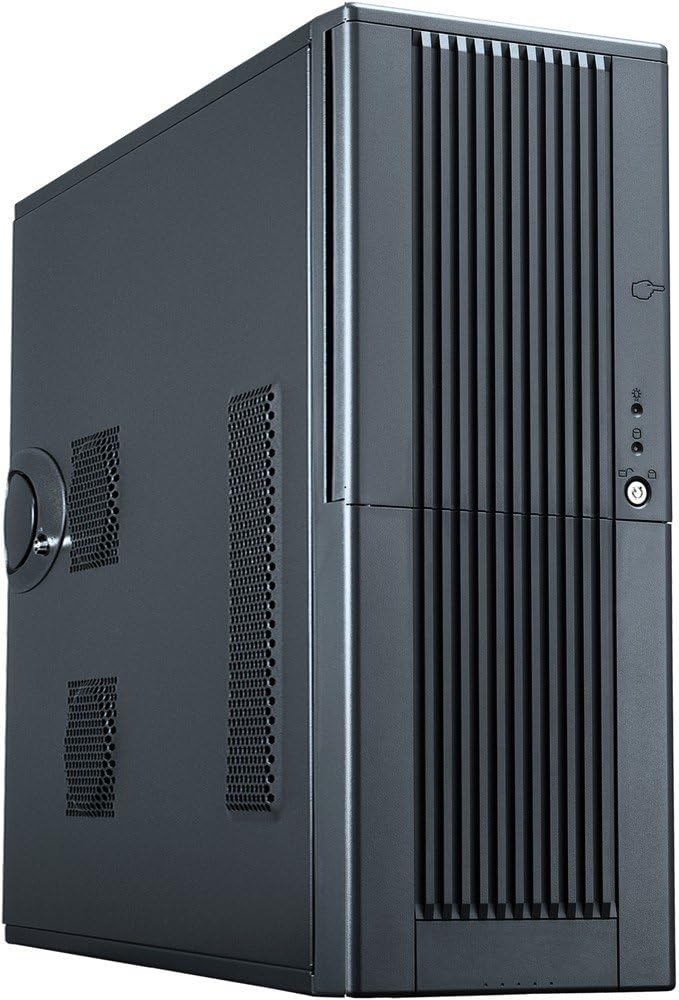 Chieftec UNI Series LBX-02B-U3 - Midi Tower - Erweitertes ATX - ohne Netzteil (ATX12V 2.3/ PS/2) - Schwarz - USB/Audio