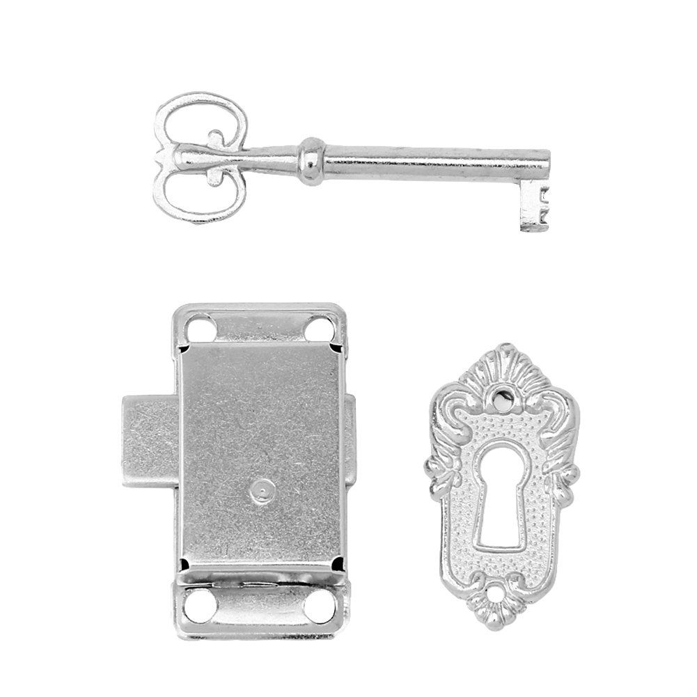 RUZYY Classical Vintage Antique Drawer Cabinet Wardrobe Cupboard Door Alloy Lock + Key