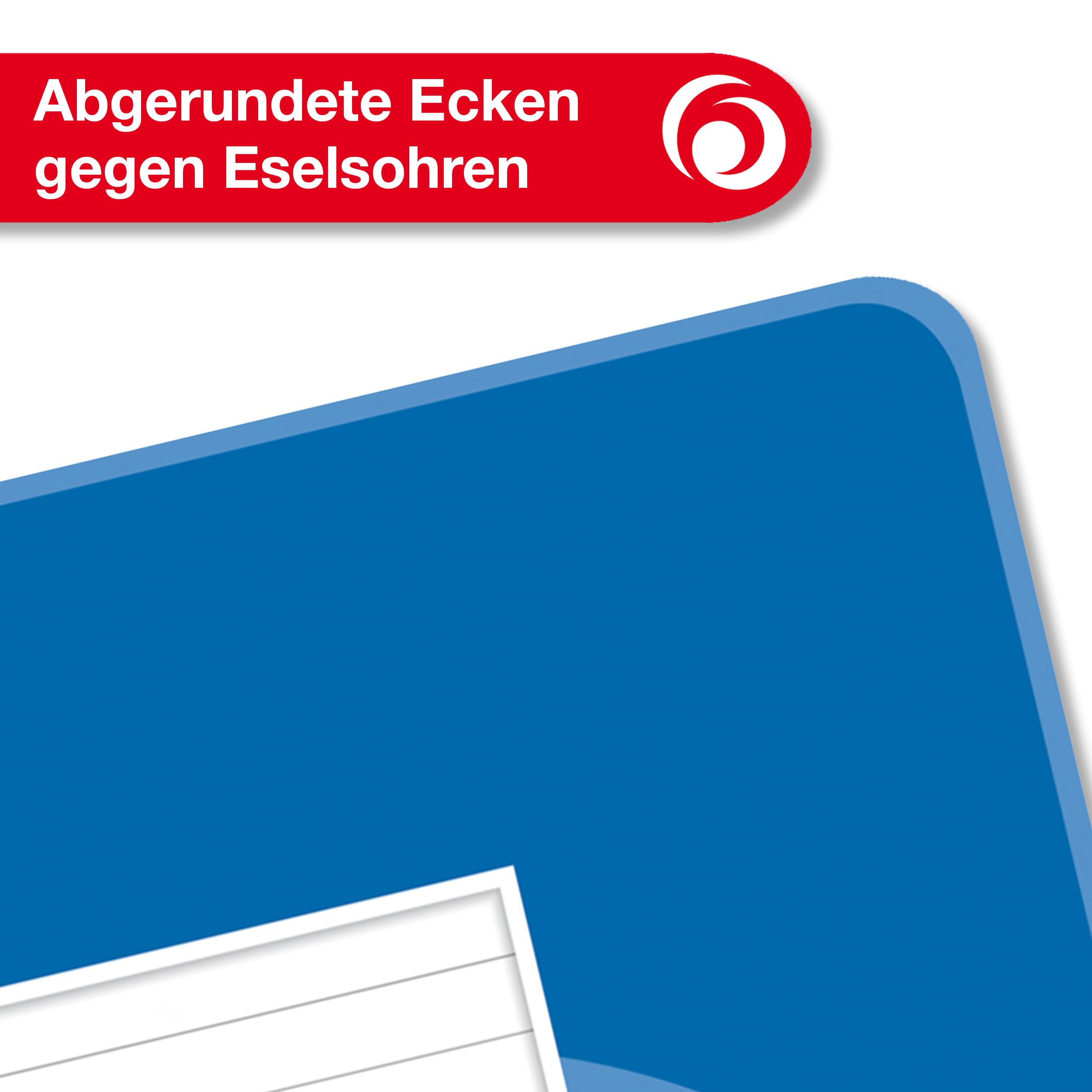 Herlitz Quaderno A4 A righe con margini 16 pagine Confezione da 10 pezzi