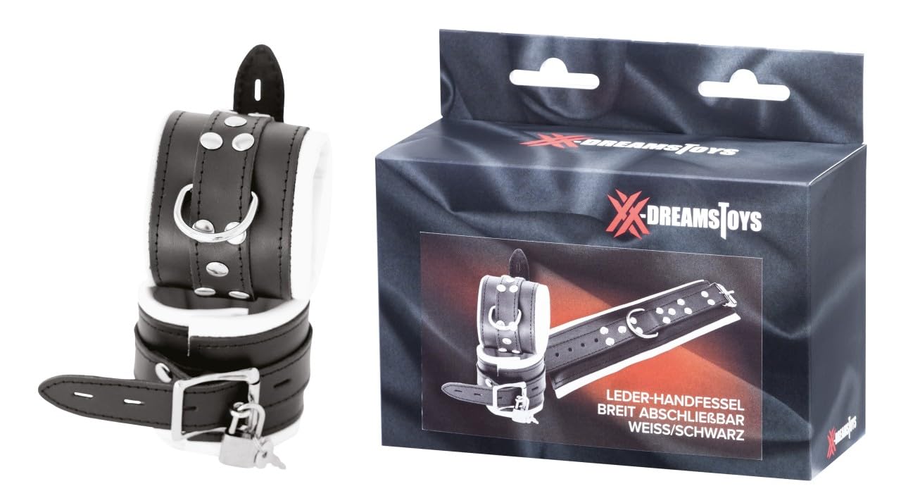 XX-DREAMSTOYS Handcuffs Black/White One Size