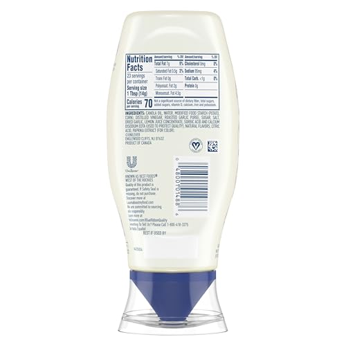 Hellmann's Garlic Dip & Spread Garlic Aioli for French Fries, Sandwiches, Burgers & More Made With 100% Certified Vegan Ingredients 11.5 oz (Pack of 2) - image 4