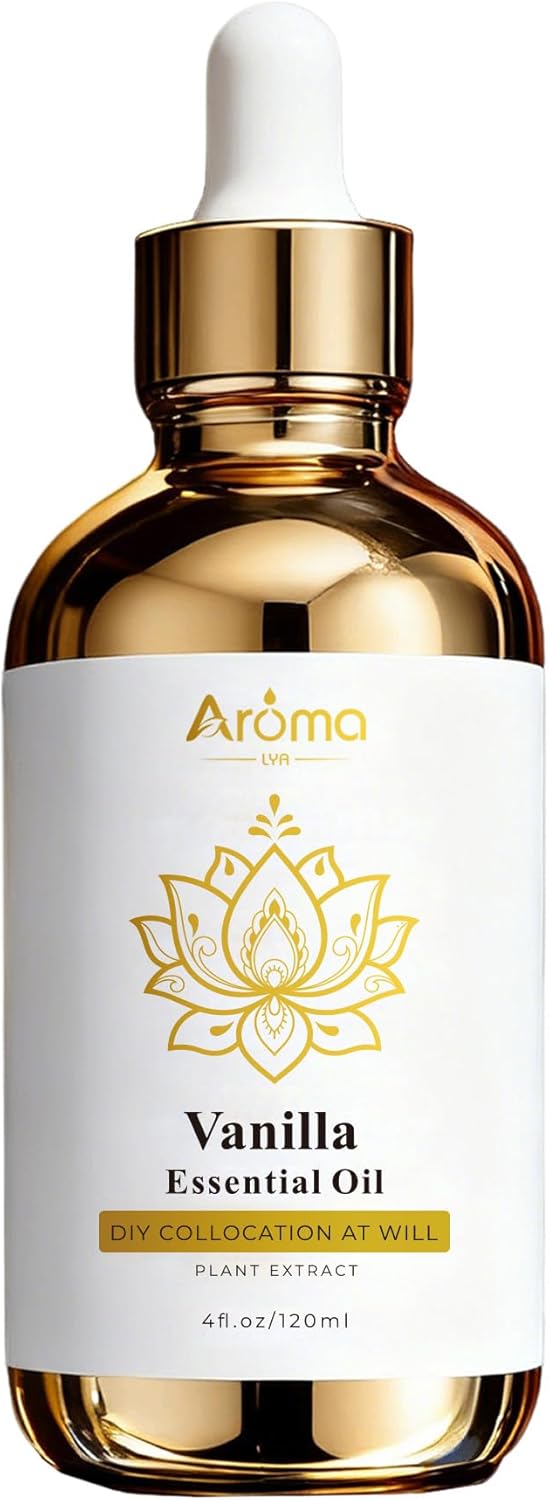 Aceite Esencial Puro de Vainilla, 118 ml, para Difusor y Aromaterapia