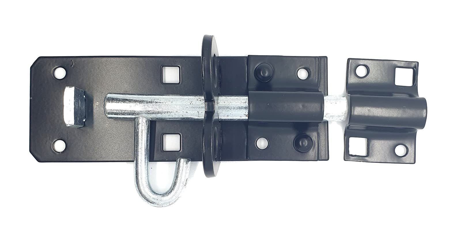 WZ Black Brenton Bolt Lock Heavy Duty Type 2A Sliding Gate Bolt 100mm