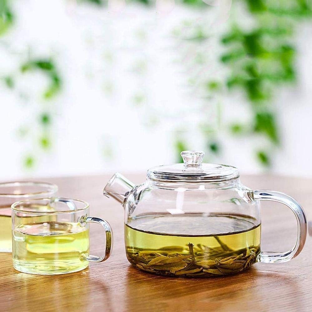 Czajniczek Czajniczek Filiżanka Czajniczek Szklany Czajniczek Wysoka Temperatura Herbata Wyrafinowana Odporna Herbata Czerwona Herbata Zielona Przezroczysty Prosty Garnek Mała Praca 200 ml