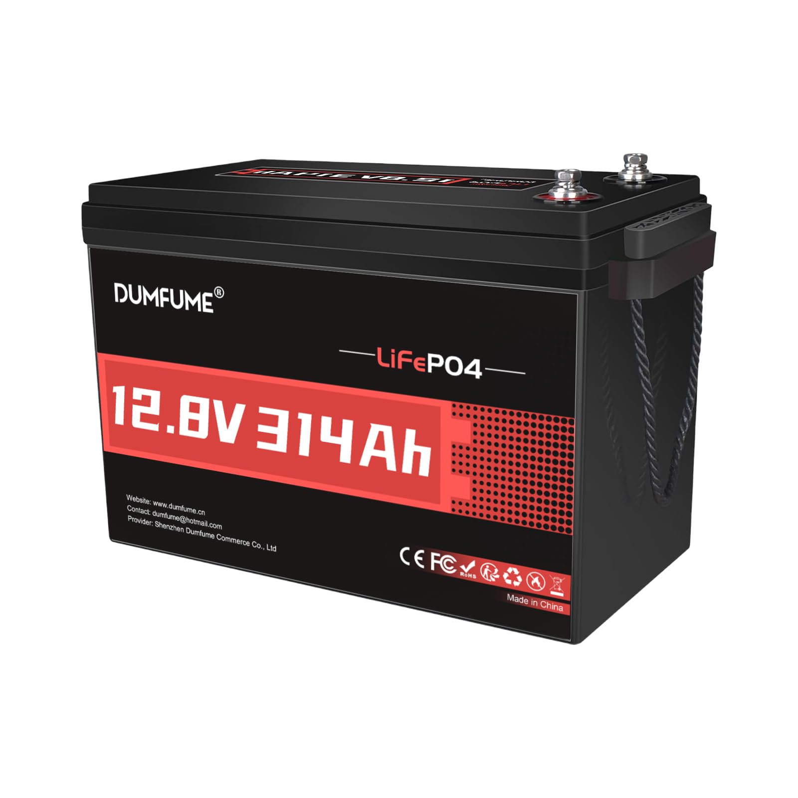 LiFePO4 12V 300Ah (314Ah) Lithium Batterie | 4019Wh 200A BMS Solarbatterie 12V mit Tieftemperaturschutz, Ideal für Wohnmobile, Solaranlagen und netzunabhängige Systeme