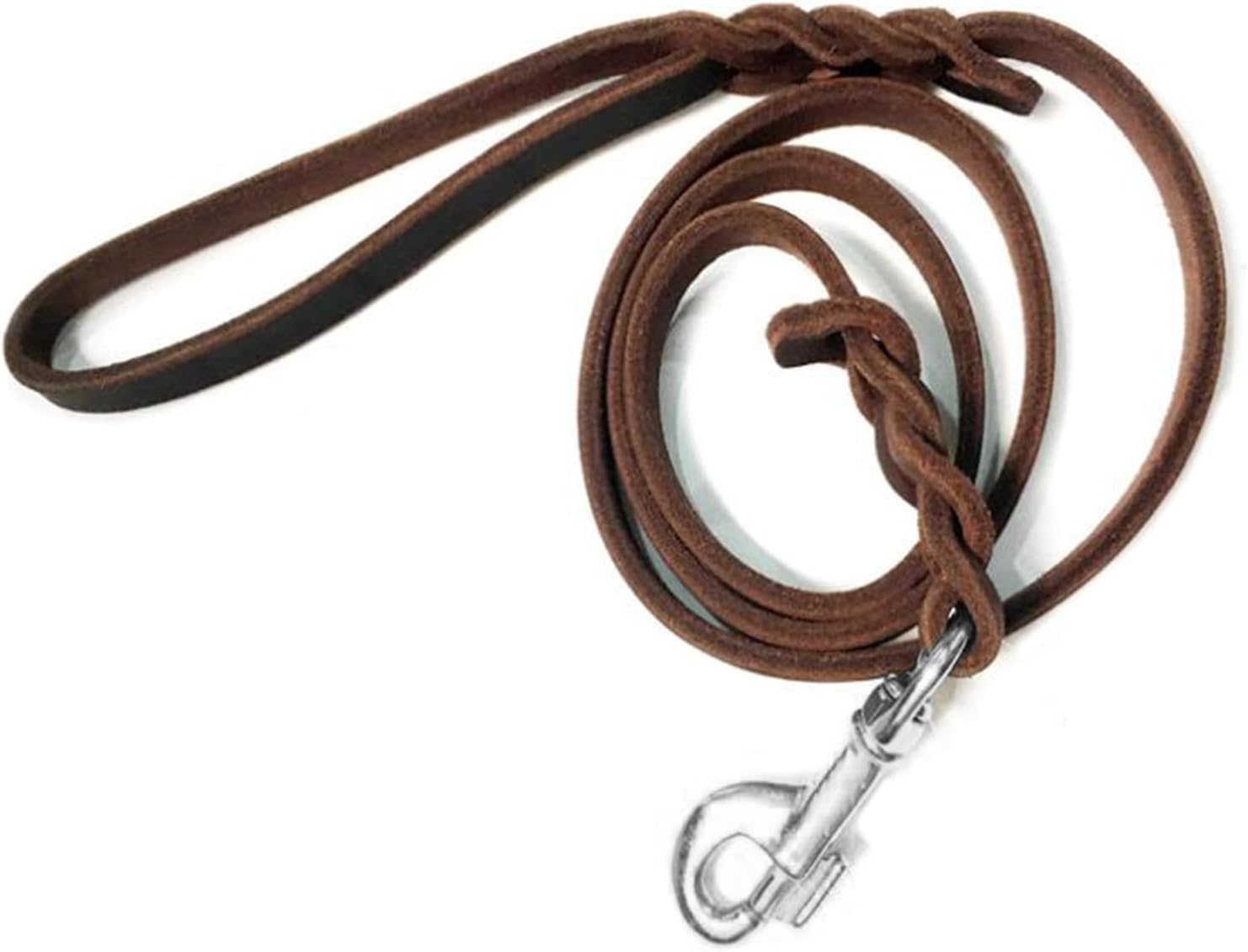 Pet Dog Leash Leather Training Lead Leash Leather Belt Safety Traction