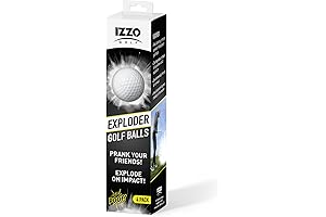 IZZO Golf Shocking Golf Balls - Whispering Death Exploder