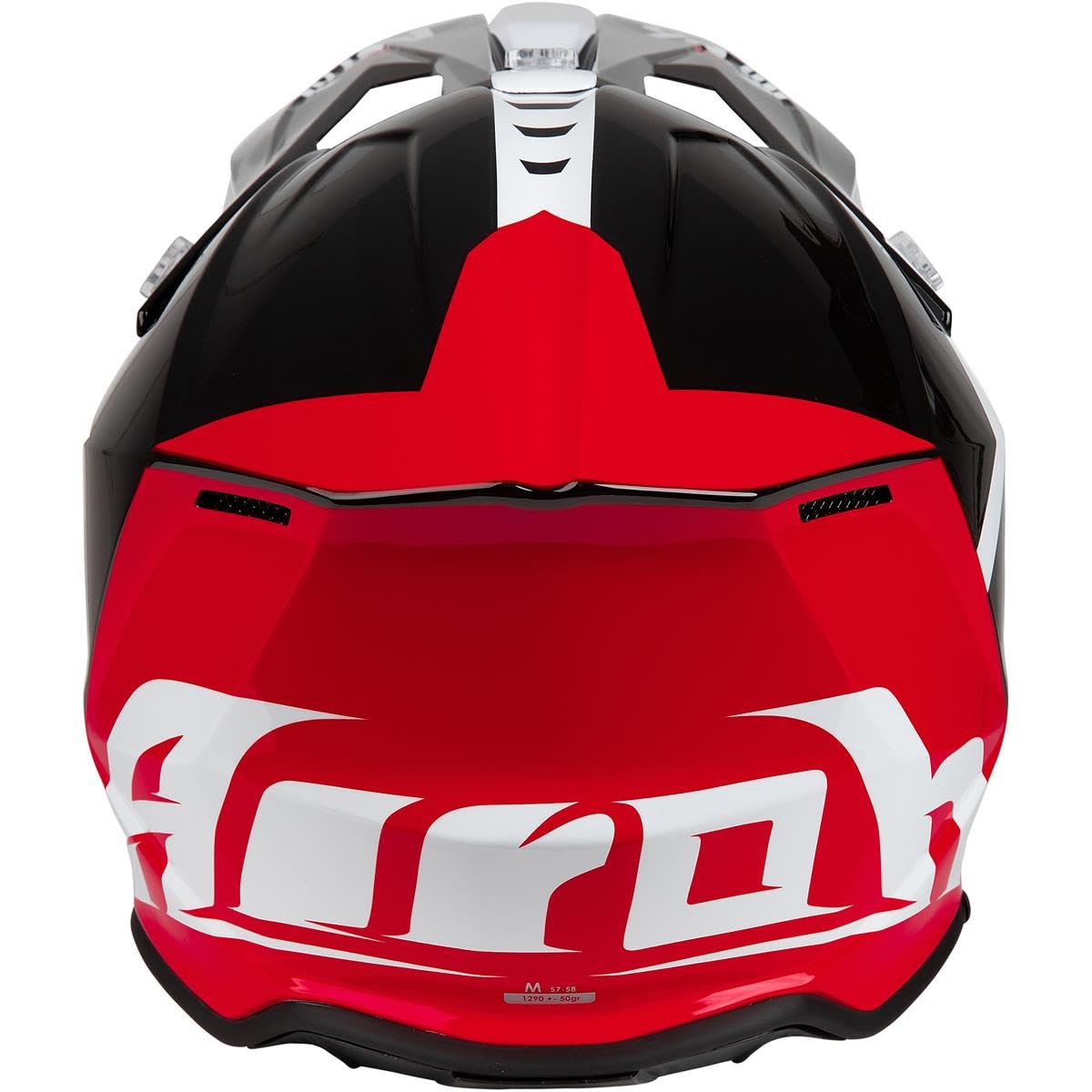 CASCO AIROH OFFROAD WRAAAP RELOADED RED GLOSS XL