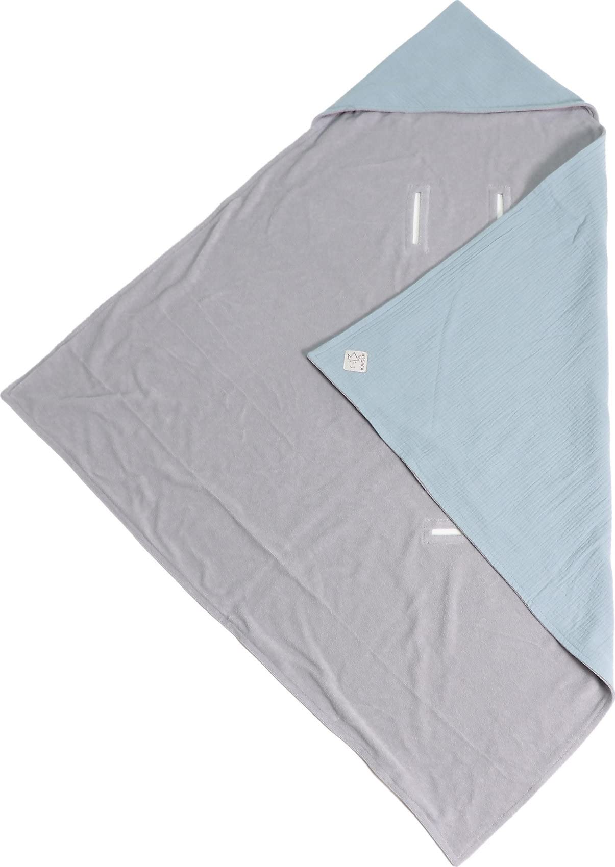 Kaiser 65312556 Sunny Winterdecke Summer Beach Winterdecke für Baby/Autositz Sommer- oder Ganzjahresdecke 100% Baumwolle Slit Green