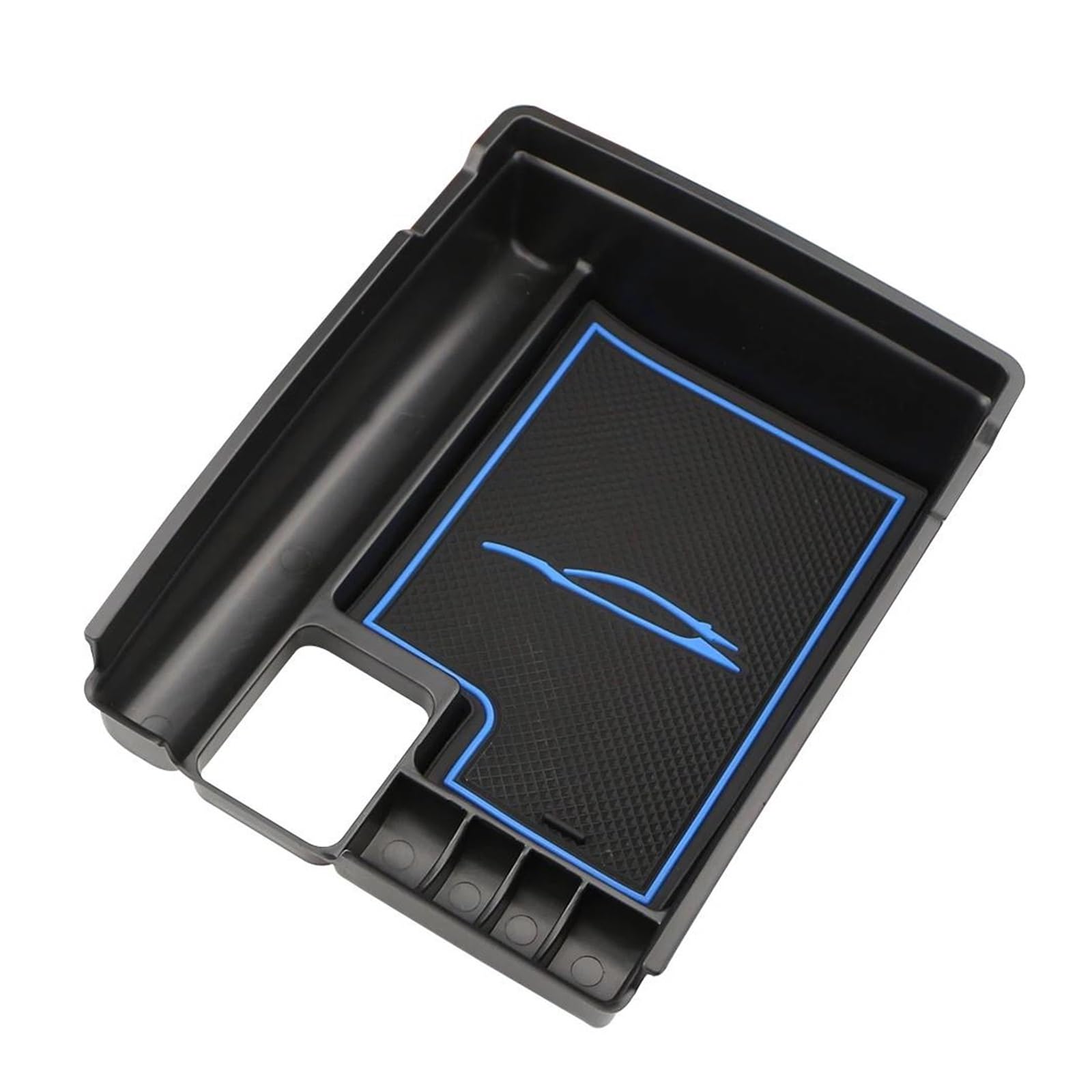 REQIANOZ For X-trail For X Trail For Xtrail For T32 For Rogue 2014-2018 Central Storage Armrest Box Arm Rest Storage Box(With Blue Mats)