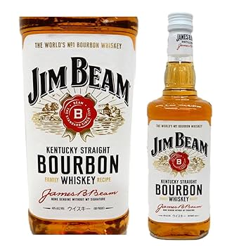 Jim Beam バーボンウイスキー 750ml 8本セット+オマケ2本 SUNTORY ジムビーム ホワイト おまけ付き バーボン ウイスキー