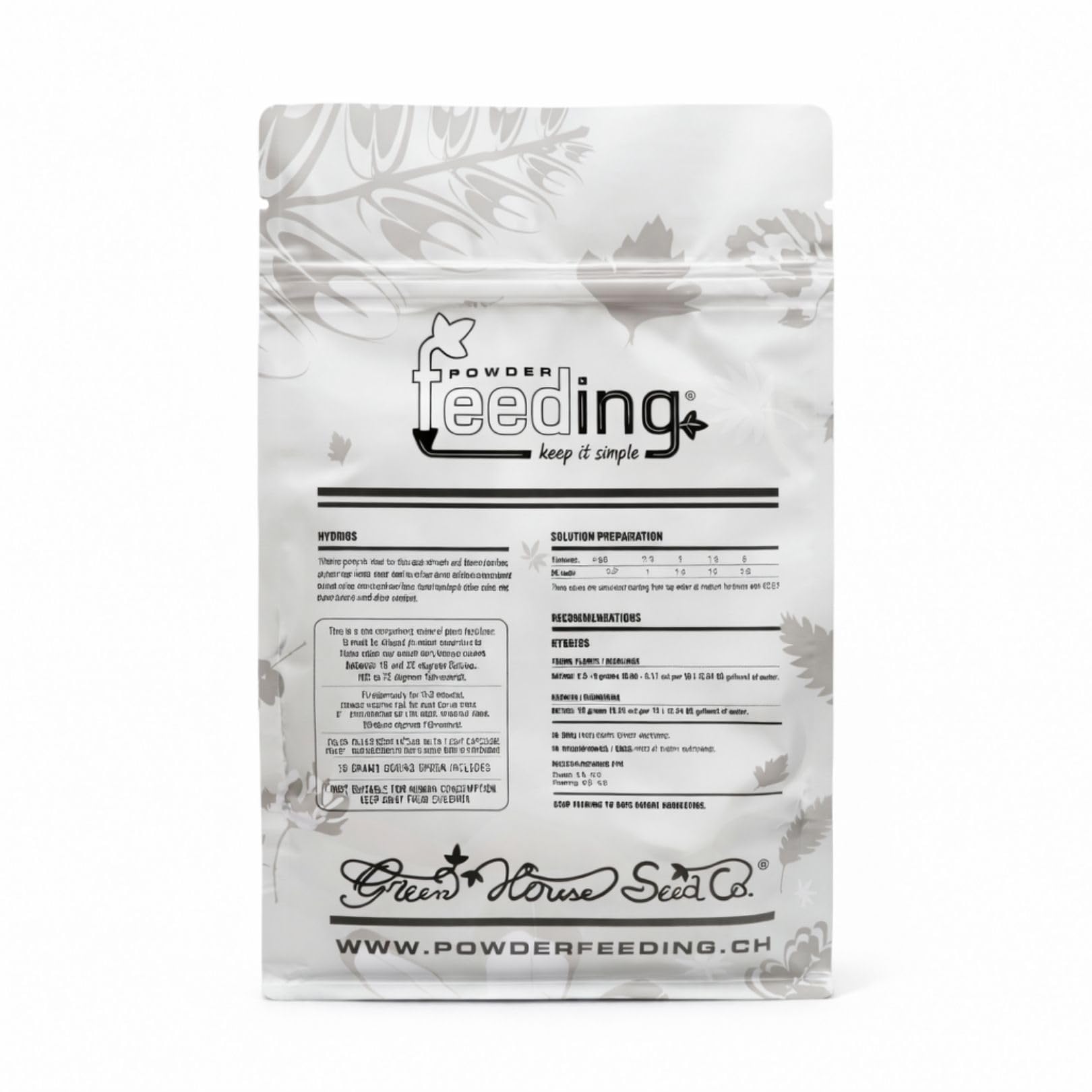 Weedness Green House Feeding Hybrid 2,5 kg – Engrais nutrition hybrides haute capacité